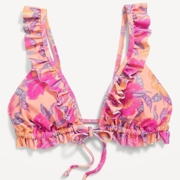 Old Navy Swim Women’s Triangle String Bikini Swim Top NWT - Picture 1 of 5